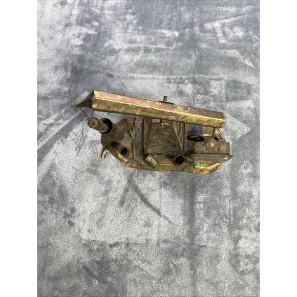 Vintage Copper Oil Well Sculpture Motion Music Box The Dream 9.5"x 10.5" Working - Picture 4 of 12